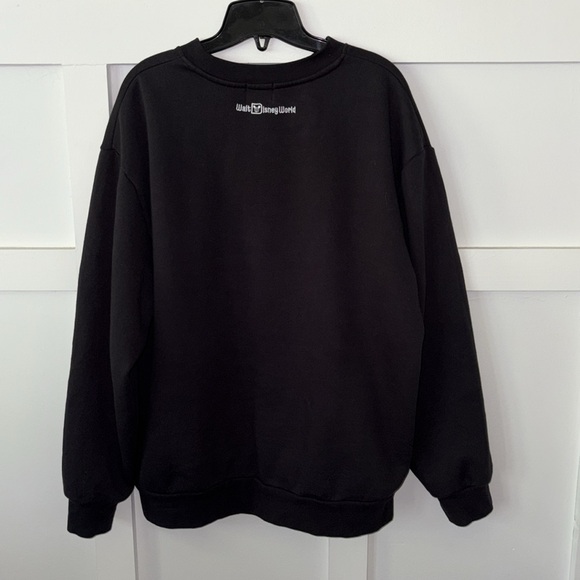 Walt Disney World Parks Black Mickey Mouse Crewneck Sweatshirt Size Large - Picture 2 of 4